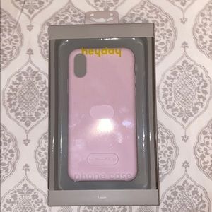 I phone xs pink hey day case